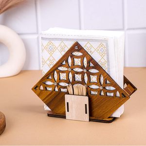 Servilletero de Madera Hecho a Mano, Moderno, Elegante, Duradero y Ecológico para Decoración de Mesa de Boda, la Mejor Oferta - Product Image 5