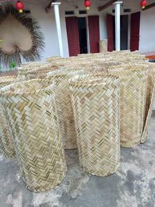 Panel de malla de bambú para techo, alfombrilla tejida 100% natural de hábiles artesanos vietnamitas para Decoración - Product Image 6