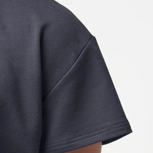 Wholesale Short Sleeve Gym T-Shirt for Men Branded Polyester Cotton Compression Sport Wear - Product Image 5