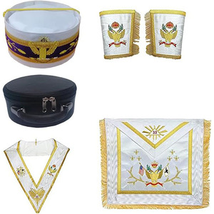 Regalia Lodge Masonic Officers collar ASSR 30th degree CKH Grand Almoner - Product Image 3