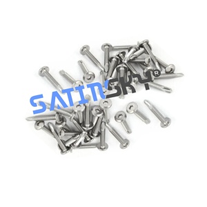 Pernos de titanio M4 M5 M6 Tornillo autorroscante Truss Head Grado 5 Ti Sujetadores 14 piezas Fragmento pequeño Implantes de bloqueo de seguridad - Product Image 2