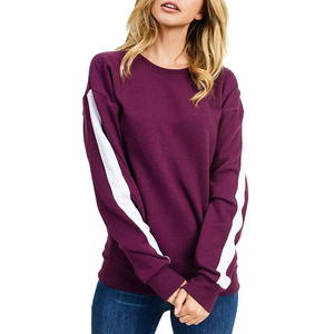 Sweat-shirts pour femmes en tricot d'hiver fabriqués au Pakistan avec logo imprimé personnalisé, respirant, 100% coton, streetwear - Product Image 2