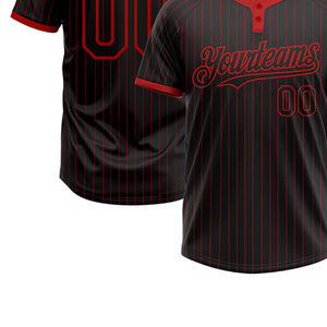 Maillot de baseball sublimé de qualité supérieure numéro de nom d'équipe personnalisé respirant séchage rapide col en v vêtements de sport baseball de haute qualité - Product Image 6