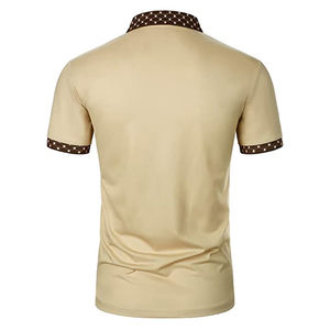 Polo informal de talla grande para hombre, totalmente personalizable, transpirable, de punto de algodón, ajuste holgado con diseño estampado, ropa exterior - Product Image 5