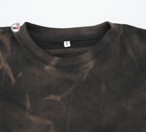 Camiseta de camuflaje de lavado ácido de algodón 100% de alta calidad única hecha a medida al por mayor transpirable y ajuste de gran tamaño - Product Image 2