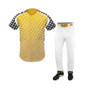 Uniforme de béisbol para hombres hecho a medida conjunto de equipo deportivo en color personalizado con servicio OEM a la venta en Pakistán - Product Image 2