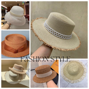 หมวกฟาง Sombrero ของเม็กซิโกที่มียอดขายสูงสุด, หมวกฟางพรีเมี่ยมหมวกฟางใบปาล์มเม็กซิกันหญ้าทะเลมีหลายสี - Product Image 5