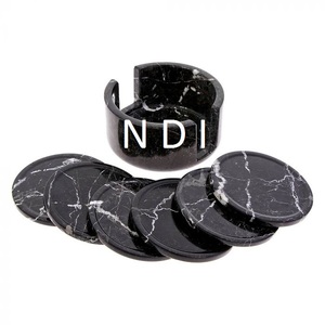 Posavasos de Mármol con Forma Hexagonal para Decoración de Mesa de Hotel, Hogar o Restaurante, Decoración de Mesa de Comedor, Uso de Posavasos de Mármol - Product Image 2