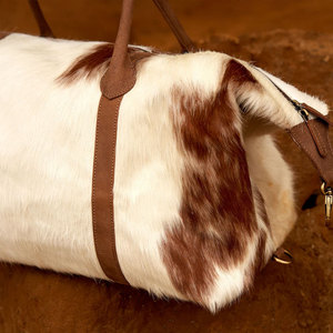 Nueva llegada de los hombres de alta calidad de cuero de vaca bolsa de lona de moda Casual Weekender Sport cremallera directo de fábrica ligero PU - Product Image 6