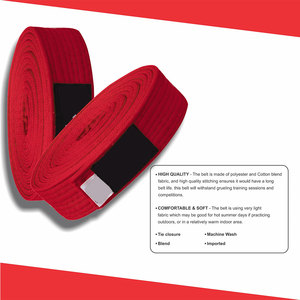 Ceintures de BJJ personnalisées de couleur à la mode, fabriquées au Pakistan, vente en gros, vêtements d'arts martiaux, ceinture de BJJ pour la vente en ligne - Product Image 2