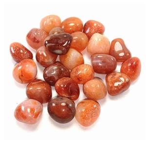Pierre dégringolée Cornaline rouge cristal naturel dégringolé guérison en vrac galet agate Gemstone reiki chakra en gros en vrac - Product Image 3