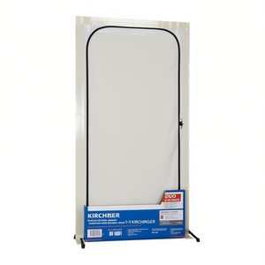 <b>Dust</b> Protection Door DUO 1-KIRCHNER S-Shaped Adhesive Tape 2.2 X 1.1 m <b>Cloth</b> & 7 m X 36.6 mm Tape Roll for Curtains & Valances - Product Image 3