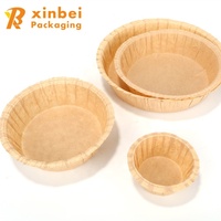 125 GSM papier sulfurisé rond moule de cuisson plateau moule gâteau papier moule pour cuisson gâteau Biscuit boulangerie Muffin doublure cuisson tasse