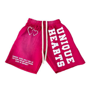 กางเกงขาสั้นผ้าฟลีซของผู้ชายเอวยางยืดระบายอากาศได้ดีเป็นมิตรกับสิ่งแวดล้อมลายปักโลโก้ตามสั่ง - Product Image 1