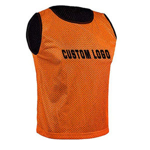 Chaleco de entrenamiento de fútbol Chaleco de fútbol de doble cara Baberos de malla deportivos personalizados Jersey de fútbol americano - Product Image 5