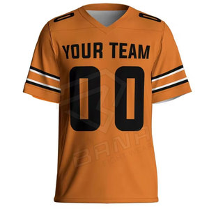 Camiseta de fútbol americano hecha en poliéster personalizada, uniforme de ajuste regular y camiseta de fútbol americano de alta calidad - Product Image 6