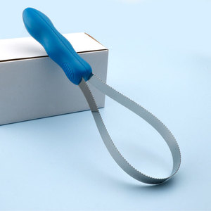 Raspador de sudor de caballo dentado de acero inoxidable, cepillo de caballo de Metal, herramienta de aseo, suministros de limpieza equina - Product Image 2
