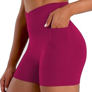 Nuevo 2025 Venta caliente Mujeres Entrenamiento Leggings sin costuras, sin costuras, pantalones cortos de Yoga de cintura alta - Product Image 3