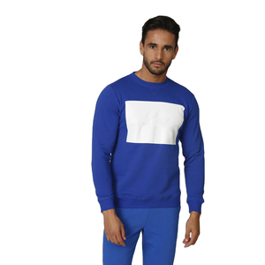 Sudadera de Cuello Redondo de Color Sólido para Hombre, Corte Regular, Colección Casual de Invierno, Otoño y Primavera, 100% Algodón, Sudadera Bordada - Product Image 6