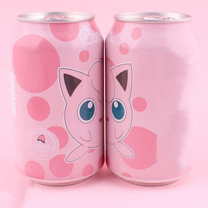 Boisson aromatisée à la pêche QDOL Pokemonn Jigglypuff, vente chaude, 24 x 330 ml, goût fruité léger, boisson rafraîchissante, pack best-seller - Product Image 5