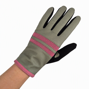 Gants en cuir pour femme Vanessa avec paume en tissu extensible et fonction tactile - Product Image 5