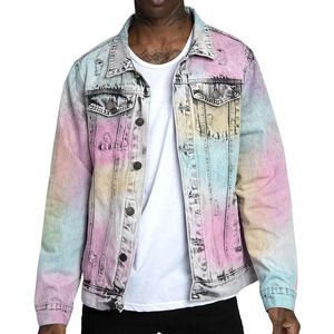 Nouveau 2024 Veste en toile avec logo personnalisé de haute qualité OEM Designs Winter Mens Denim Jacket Blue Fleece Zipper winter jacket - Product Image 1