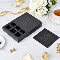 Boîte Cadeau de Luxe en Chocolat avec Logo Personnalisé et Emballage, Boîte à Truffes de Noël pour Biscuits, En Gros