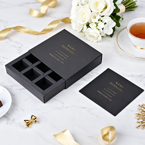 Bán Buôn Hộp Sô Cô La Sang Trọng Có Logo Tùy Chỉnh Kèm Gói Và Hộp <span class=keywords><strong>Truffle</strong></span> Giáng Sinh Cho Bánh Quy Hộp Quà Tặng - Product Image 3