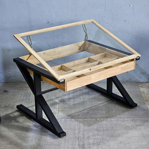 Minimalist Architectural Drawing <b>Table</b> 130x100cm Rubber Wood with Z-Shaped <b>Legs</b> Assembly Required-DD68010 - Product Image 5