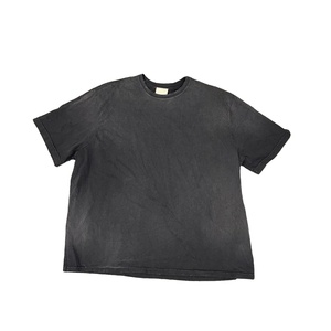 เสื้อยืดวินเทจคอกลมขนาดพลัสไซส์ผ้า100% ล้วนดีไซน์ซีดกันแดดผ้าฝ้ายน้ำหนักเบาถักลำลอง - Product Image 3