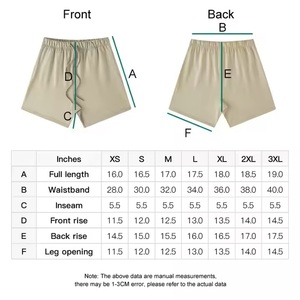 2025 alta calidad diseño personalizado y logotipo 425 GSM 100% algodón pesado hombres pantalones cortos sueltos verano Casual pantalones cortos para hombres - Product Image 3