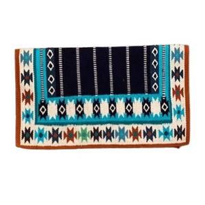 Manta de sillín de caballo occidental duradera Diseño de lana cómodo para uso ecuestre diario Polialgodón para Rancho de equitación de sendero largo - Product Image 1