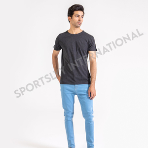 Solid Pattern 100% Cotton O-Neck <b>T</b> <b>Shirts</b> Unisex Men's Short Sleeve Jersey High Quality 220 Grams Custom Logo Printing <b>Black</b> - Product Image 6