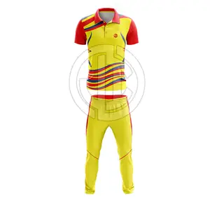 2023 Cricket Uniforme Atacado personalizado personalizado personalizado impresso cricket uniforme cricket jersey