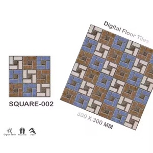 กระเบื้องเคลือบลายพอร์ซเลนสำหรับจอดรถขนาด300x300มม. ลายพิมพ์เจาะลายนูนกระเบื้องเคลือบเซรามิกดิจิทัลขนาด400x400ขนาด40x40 30x30 - Product Image 6