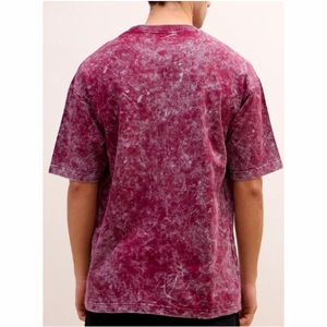 Camiseta para hombre personalizada para hombre, camiseta de lavado ácido, ropa de calle, camisetas de algodón 100% de Hip Hop con logotipo, camiseta de gran tamaño personalizada - Product Image 4