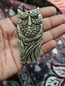 จี้กระดูกแกะสลักด้วยมือออกแบบได้ตามต้องการผสมผสานงานฝีมือแบบดั้งเดิมและลูกปัดสีขาวงามตามธรรมชาติขายต่อต้อนรับ - Product Image 2