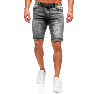 Pantalones Cortos Vaqueros Transpirables Más Vendidos, Serigrafía, Ligeros, Elegantes, Pantalones Cortos Vaqueros Estampados, Ropa Casual de Verano - Product Image 2