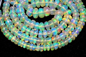 ที่ดีที่สุดคุณภาพเอธิโอเปียโอปอลลูกปัด Welo ไฟโอปอล Cabochon ลูกปัดรอบตัดโอปอลอัญมณีขนาด 3 มม.-5 มม. - Product Image 4