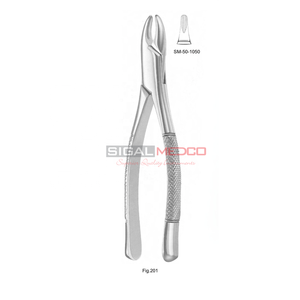 SIGAL MEDCO SM-50-1050 201 Pinzas de Extracción Dental Manuales para Incisivos Superiores, Caninos y Premolares, Acero Inoxidable Alemán Clase II - Product Image 1