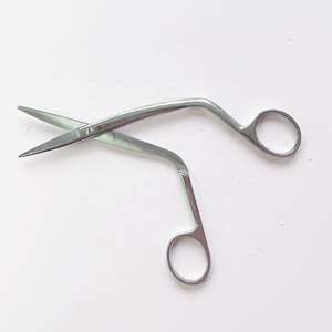 ENT Angled Surgical <b>Scissors</b> Stainless Steel Medical Instrument Set for Precision Cutting in Clinics MOL <b>Safety</b> Standard - Product Image 6