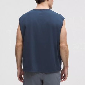 เสื้อกล้ามคอตตอนแขนกุดสำหรับผู้ชายเสื้อแขนกุดสำหรับเล่นกีฬาทำจากผ้าฝ้ายออกแบบโลโก้ได้ตามต้องการ - Product Image 6