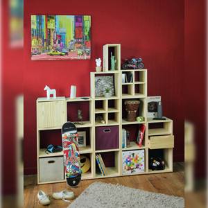 WELL HOME Cube de rangement à compartiments 36x30x36 cm pour peinture, vernissage ou teinture - Product Image 3