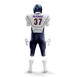 2026 New Season Trendy Oversized American Football Jersey Retro Style Custom Sublimation V-neck <b>Mesh</b> Football Uniform Set - Product Image 4