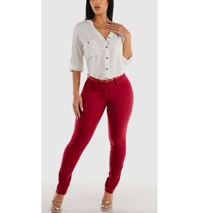 กางเกงลำลองเอวสูงสำหรับผู้หญิงกางเกงใส่ทำงานแนวธุรกิจหรูหราสำหรับฤดูใบไม้ผลิและฤดูใบไม้ร่วง - Product Image 4