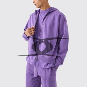 เสื้อฮู้ดแขนยาวสำหรับผู้ชายเสื้อฮู้ดแบบเรียบและกางเกงพลุโลโก้แบบออกแบบได้ตามต้องการขนาด - Product Image 3