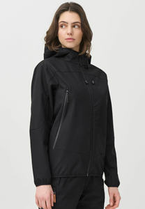 Venta caliente logotipo personalizado negro mujer NBRosslyn chaqueta Softshell precio de fábrica mangas completas y a prueba de viento correr al aire libre chaquetas - Product Image 5