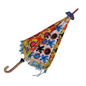 Fil de travail indien Parasol coton tissu Kantha Patchwork parasol décoratif parapluie disponible au meilleur prix - Product Image 2