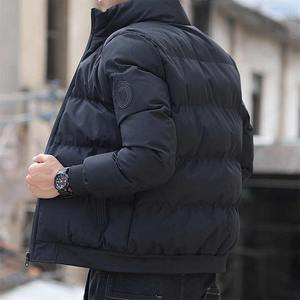 Nouveau design de bombardiers à bulles imperméables avec capuche grande taille avec fermeture à glissière vente en gros veste polaire d'hiver à la mode pour hommes - Product Image 6