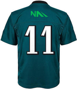 Uniforme de Fútbol Americano Personalizado de Alta Calidad, Transpirable, Talla Grande, Ropa Deportiva de Malla para Entrenamiento de Verano, Manga Corta, Logotipo Impreso - Product Image 4